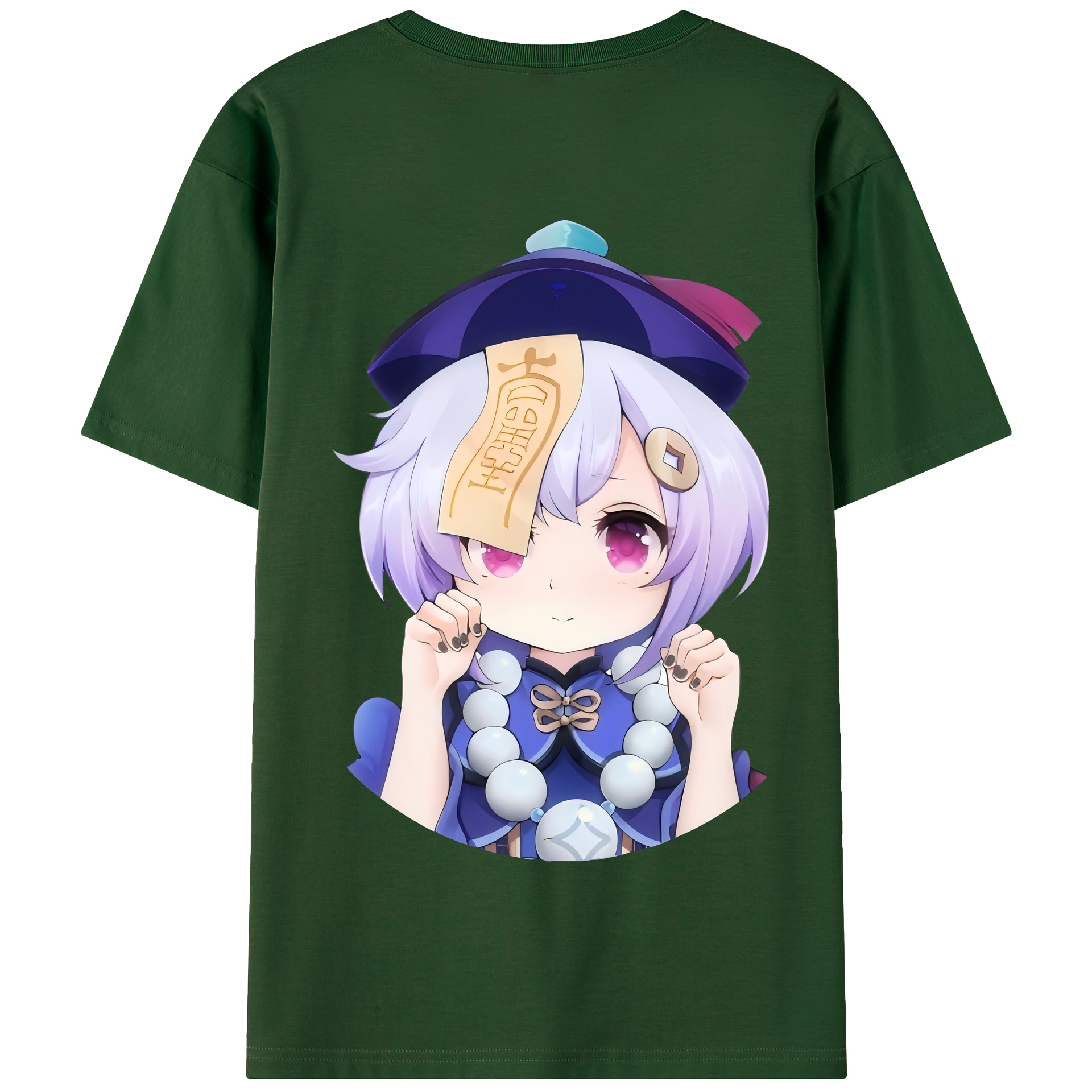 げんし神 七七 なな  genshin Nana 綿100％半袖Tシャツ（背面プリント）